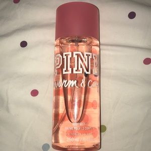 Pink body mist